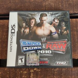 WWE SmackDown vs. Raw 2010 - Nintendo DS Game With Case And Cartridge, NO Manual